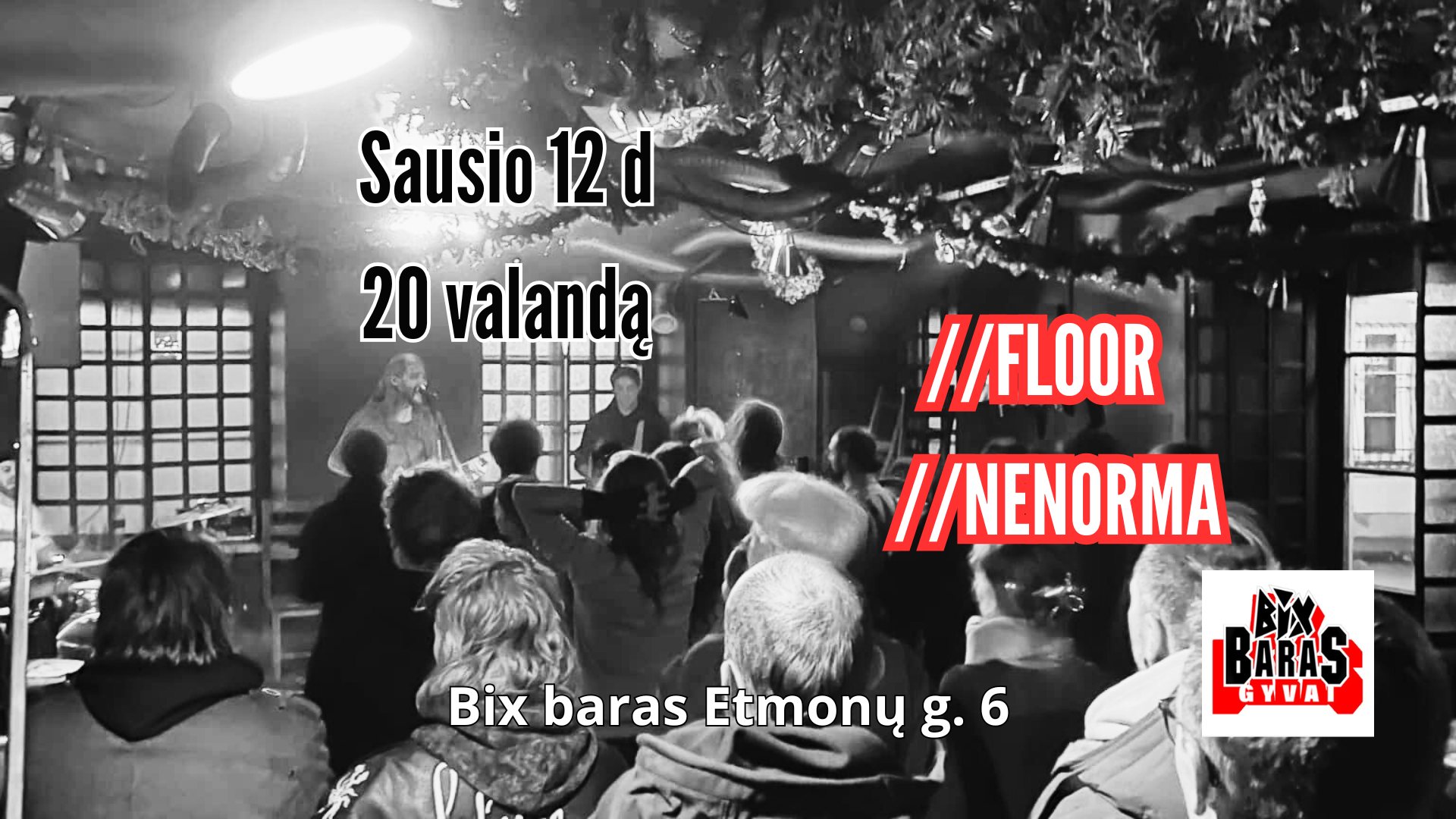 BIX BARAS GYVAI: //Floor //Nenorma