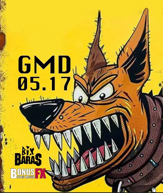GMD prie BIX baro plakatas